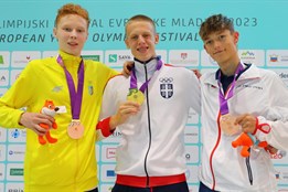 Plavec Jan Foltýn zářil na mládežnickém festivalu, v Mariboru získal bronz