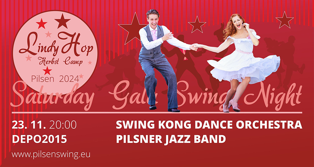 leták - LHHC2024: Saturday Gala Swing Night with Swing Kong Dance Orchestra & Pilsner Jazz Band