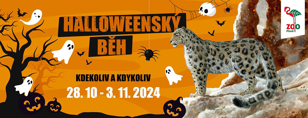 leták - Halloweenský běh 2024 - Rozběháme Česko #myteporazime