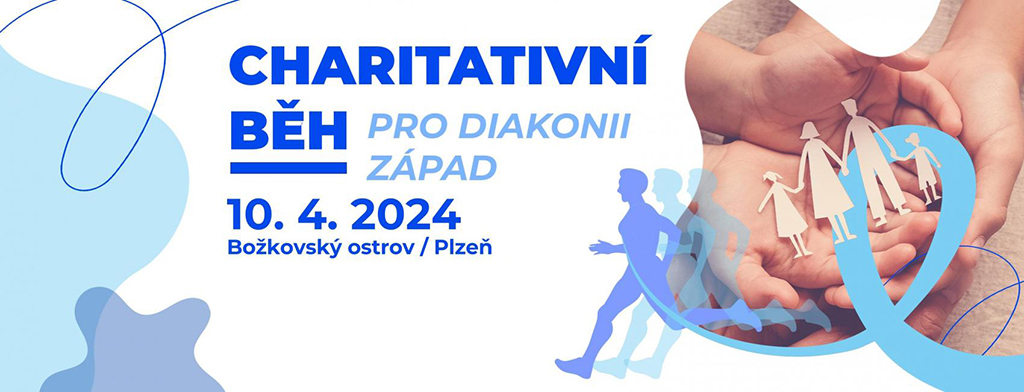 leták - Charitativní běh pro Diakonii západ Plzeň 2024