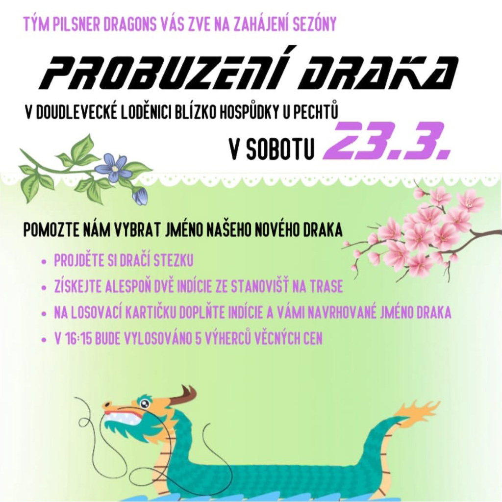 leták - Probuzení draka 2024