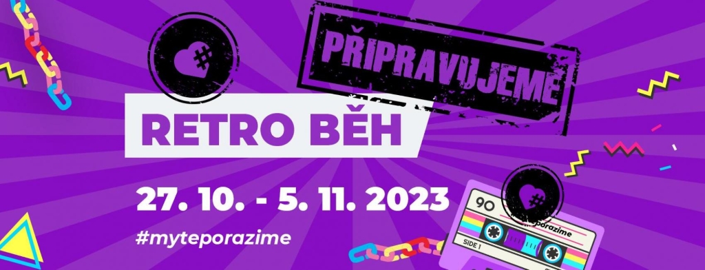 leták - Retro běh 2023