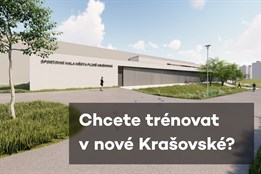 Výzva k zaslání poptávky k pravidelnému pronájmu prostor v nové sportovní hale Krašovská
